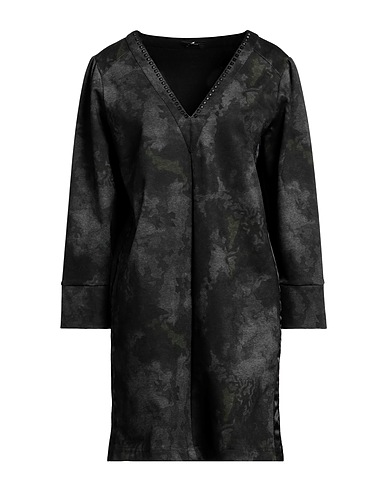 MASON'S Short dress Charcoal 83% Polyester, 12% Polyamide, 5% Elastane