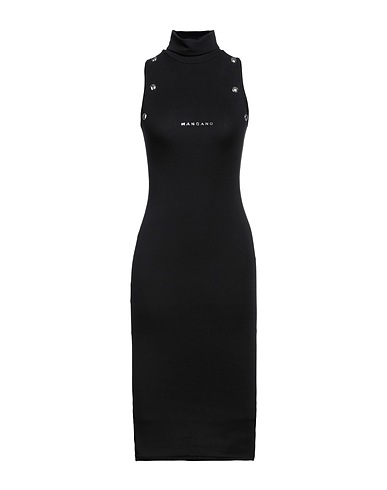 MANGANO Midi dress Black 100% Cotton