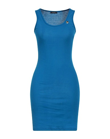 MANGANO Short dress Deep teal 100% Cotton