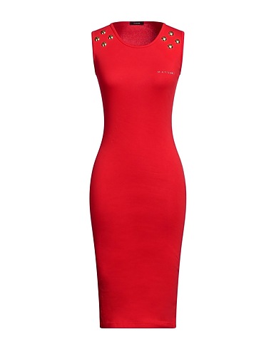 MANGANO Midi dress Red 100% Cotton