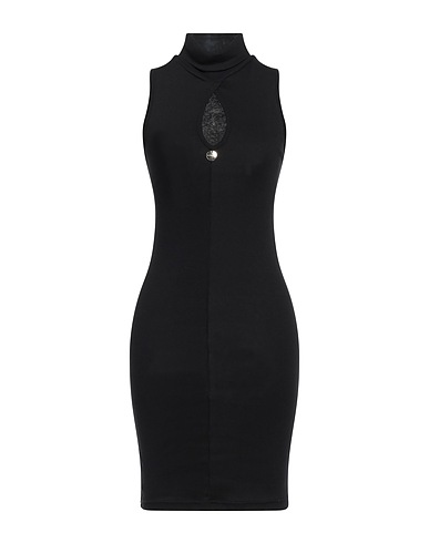 MANGANO Vestito corto Nero 100% Cotone