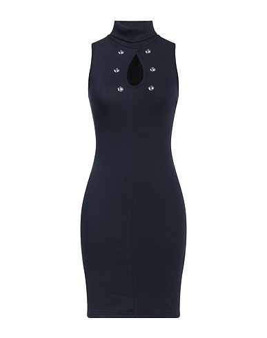 MANGANO Vestito corto Blu notte 100% Cotone