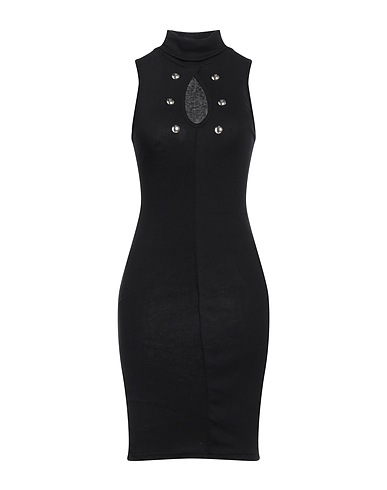 MANGANO Vestito corto Nero 100% Cotone