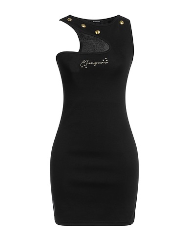 MANGANO Vestito corto Nero 100% Cotone