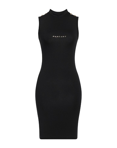MANGANO Vestito corto Nero 100% Cotone
