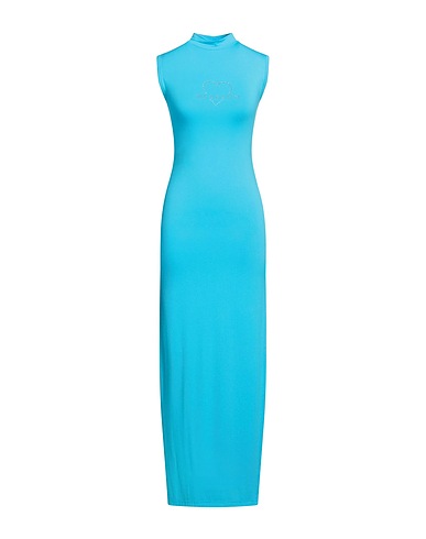 MANGANO Long dress Azure 100% Cotton