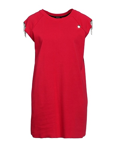 MANGANO Short dress Red 100% Cotton
