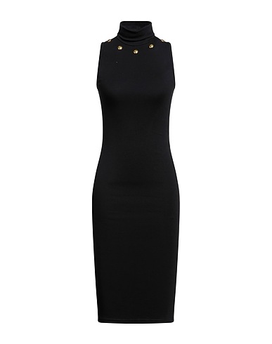 MANGANO Midi dress Black 100% Cotton