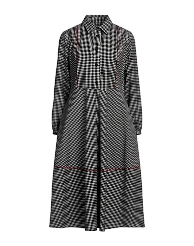 HIGH Midi dress Black 100% Virgin Wool