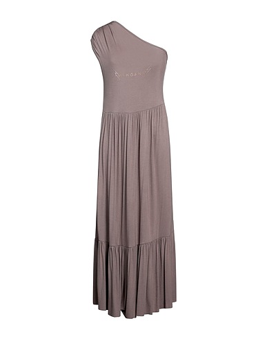 MANGANO Long dress Taupe 100% Cotton