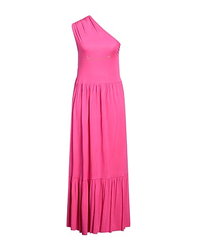 MANGANO Long dress Fuchsia 100% Cotton