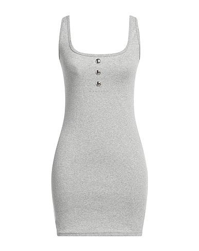 MANGANO Vestito corto Grigio 100% Cotone