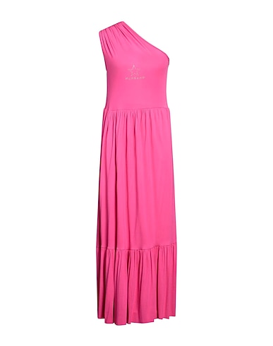 MANGANO Long dress Fuchsia 100% Cotton