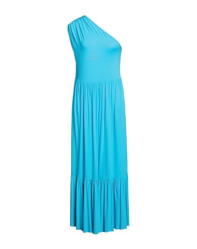 MANGANO Vestido largo Azul 100% Algodón