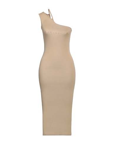 MANGANO Vestito midi Beige 100% Cotone