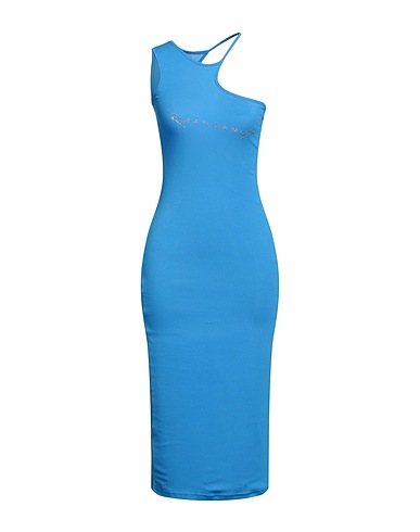 MANGANO Midi dress Light blue 100% Cotton