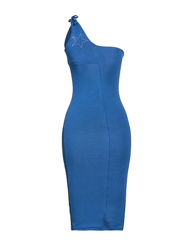 MANGANO Vestito midi Blu navy 100% Cotone