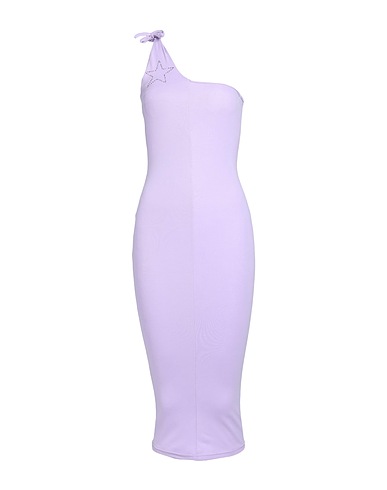 MANGANO Vestito midi Lilla 100% Cotone