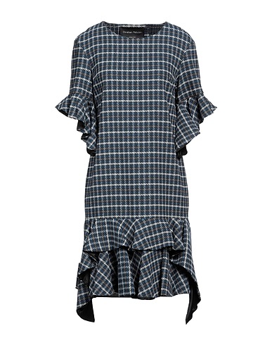 CHRISTIAN PELLIZZARI Short dress Blue 100% Wool
