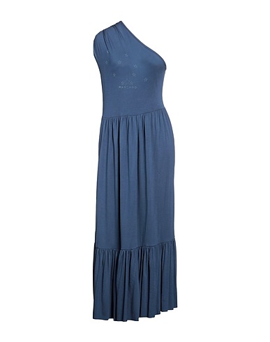 MANGANO Midi dress Slate blue 100% Cotton