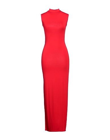 MANGANO Vestito lungo Rosso 100% Cotone