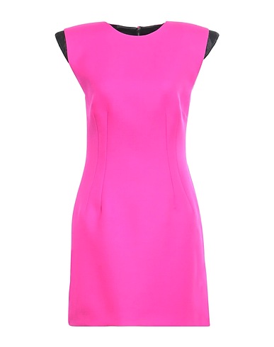 DOLCE&GABBANA Sheath dress Fuchsia 100% Virgin Wool