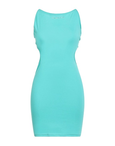 MANGANO Kurzes Kleid Tūrkis 100% Baumwolle