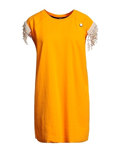 MANGANO Short dress Mandarin 100% Cotton