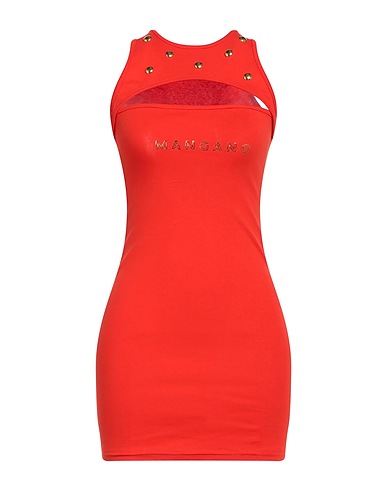 MANGANO Kurzes Kleid Orange 100% Baumwolle