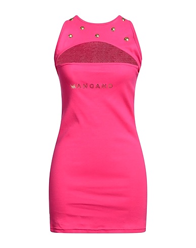 MANGANO Short dress Fuchsia 100% Cotton