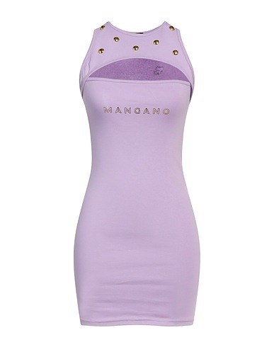 MANGANO Vestito corto Lilla 100% Cotone