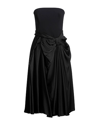 VIKTOR & ROLF Midi dress Black 100% Viscose, Acetate