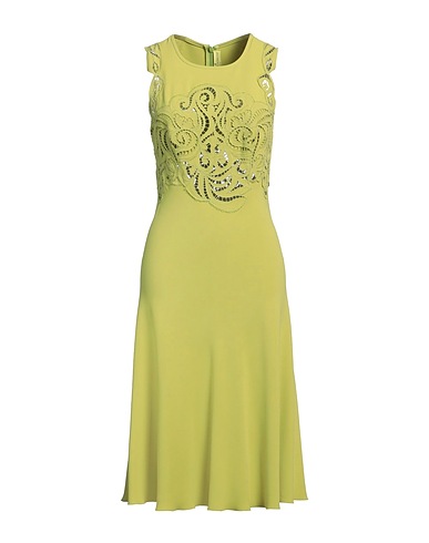ERMANNO SCERVINO Midi dress Green 53% Viscose, 47% Acetate
