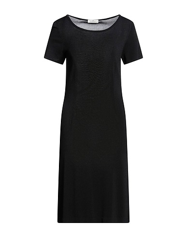 PANICALE Vestito corto Nero 96% Viscosa, 4% Poliestere
