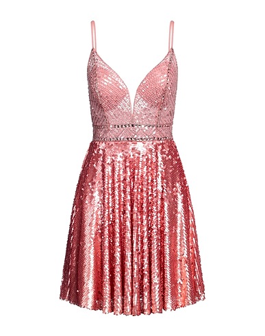 ALLURE Vestito corto Rosa antico 100% Poliestere