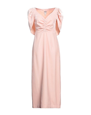 HUISHAN ZHANG Long dress Pink 50% Silk, 50% Cotton