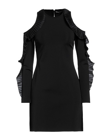 DAVID KOMA Short dress Black 100% Polyamide