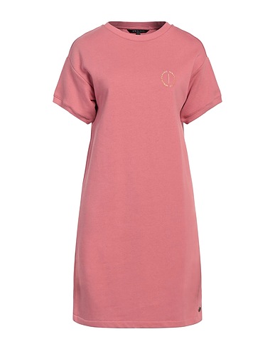 ARMANI EXCHANGE Short dress Antique rose 66% Cotton, 34% Polyester, Elastane