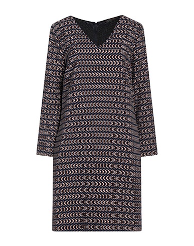 SEVENTY VENEZIA Short dress Midnight blue 100% Polyester, Polyamide
