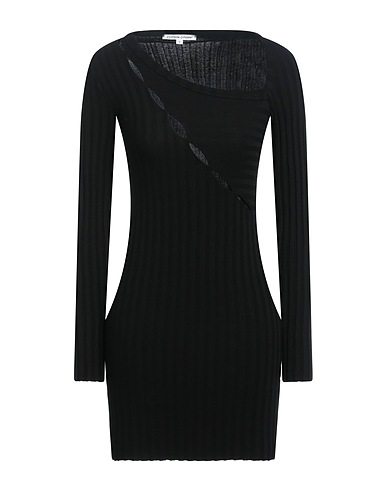 COTTON CITIZEN Sheath dress Black 94% Cotton, 6% Elastane