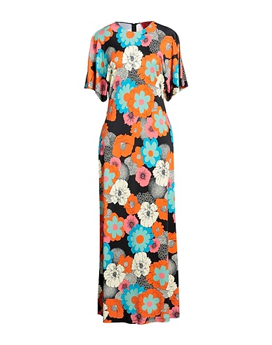 LA DOUBLE J Long dress Orange 100% Viscose
