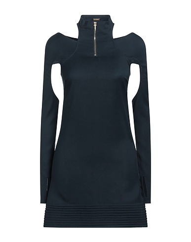 CULT GAIA Short dress Navy blue 53% Viscose, 42% Rayon, 5% Lycra®