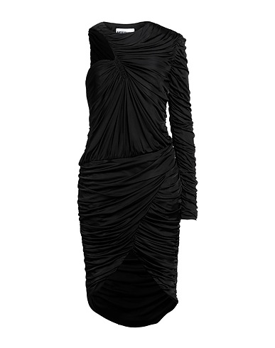 MOSCHINO Midi-Kleid Schwarz 100% Viloft®