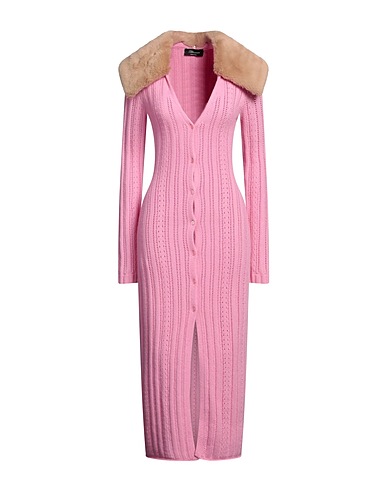 BLUMARINE Midi-Kleid Rosa 55% Wolle, 45% Kaschmir