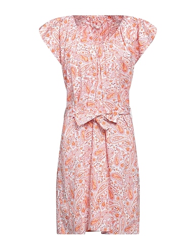 WHITE WISE Midi dress BIANCO 97% Cotton, 3% Elastane