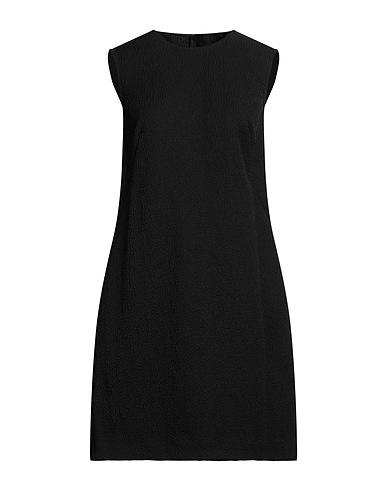 DOLCE&GABBANA Short dress Black 61% Cotton, 38% Polyester, 1% Elastane