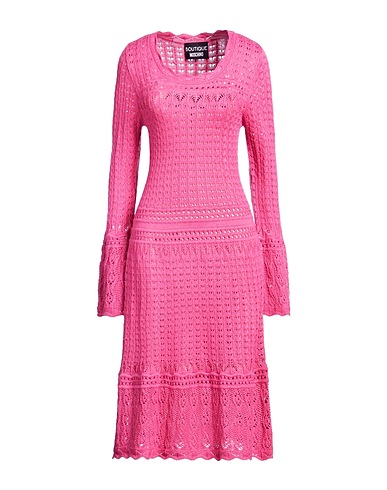BOUTIQUE MOSCHINO Midi dress Mauve 50% Acrylic, 50% Wool