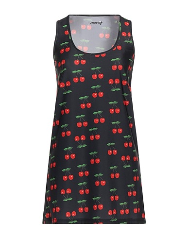4GIVENESS Short dress Black 90% Polyester, 10% Elastane
