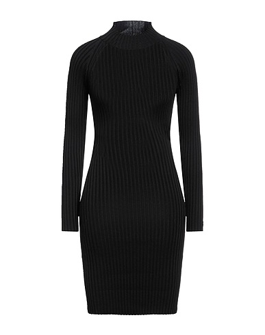 GUESS Sheath dress Black 65% Viscose, 35% Polyamide