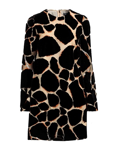 DOLCE&GABBANA Short dress Black 74% Nylon, 26% Silk
